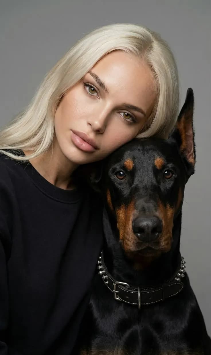 Пример фотографии: Doberman Portrait
